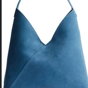 Portland Leather Blue Mariner Suede Large Naomi Bag